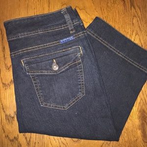 Bandalino Blu Bermuda Length Jean Shorts 10